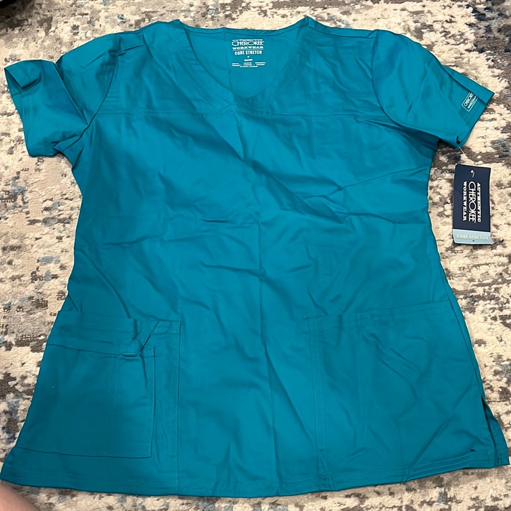 NWT Cherokee Scrub Top “Core Stretch”